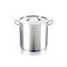 OLLA DE ACERO INOXIDABLE DE 30x30 CM / 22 L CON TAPA