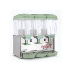 ENFRIADOR DE AGUAS FRESCAS DE TRES TANQUES DE 15 LITROS