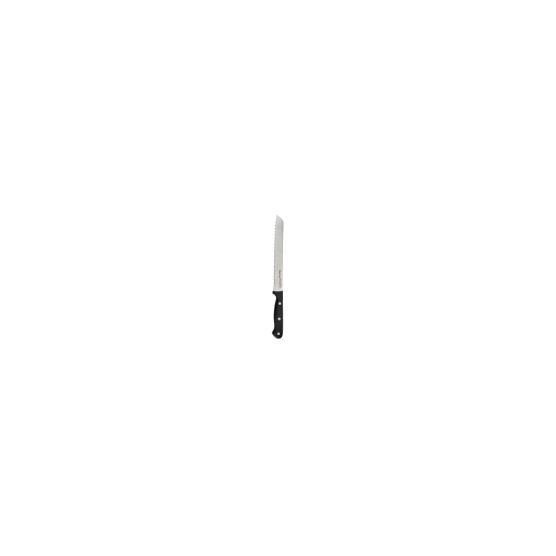 CUCHILLO PANERO MANGO NEGRO 20 CM.